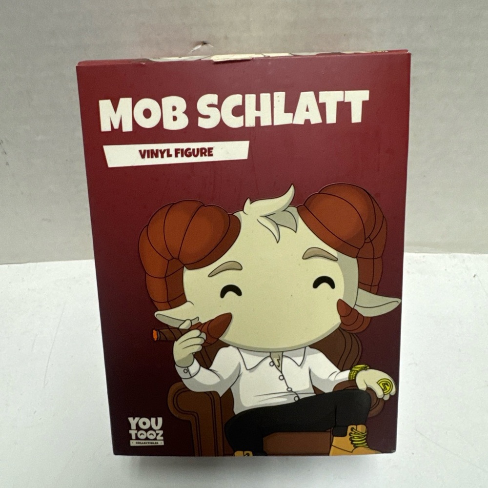 Youtooz Vinyl Figure Mob Schlatt Claim Sticker Unscratched Brand New Collectible